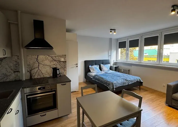 Nowoczesny Apartament Sky Tower Blisko Centrum 弗罗茨瓦夫